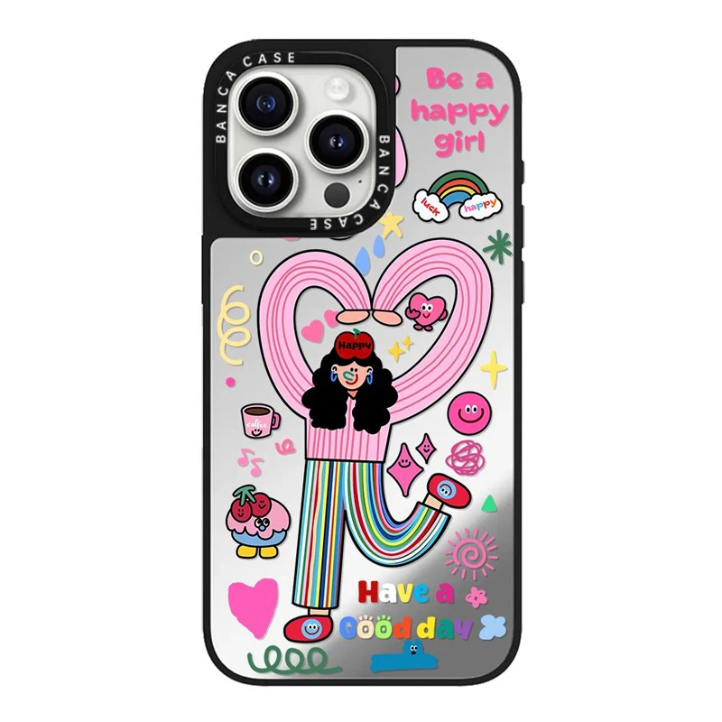 彩虹女孩适用苹果16promax手机保护壳iPhone14pro新款13卡通12可