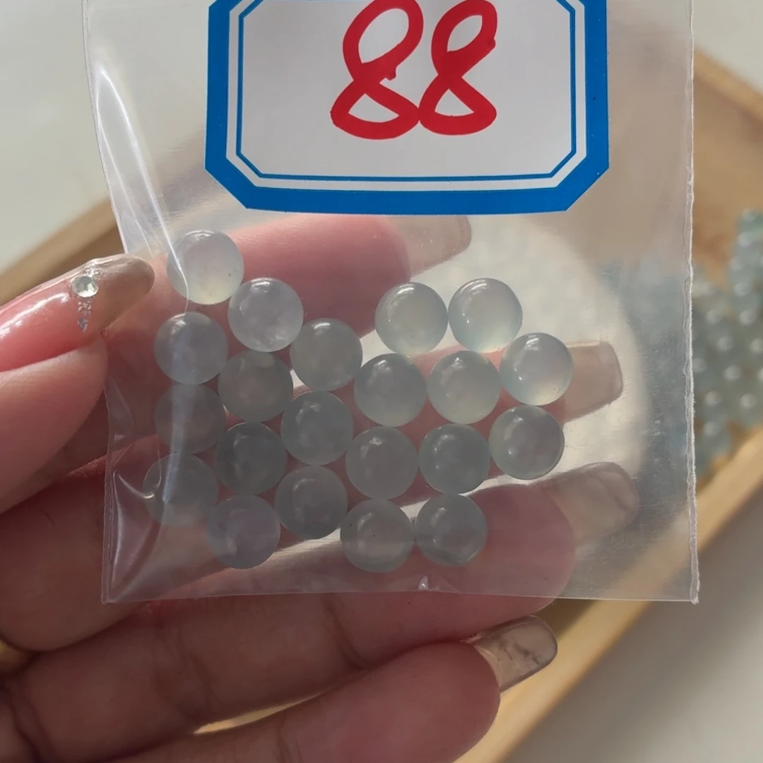****冬定制翡翠未镶嵌翡翠珠链
