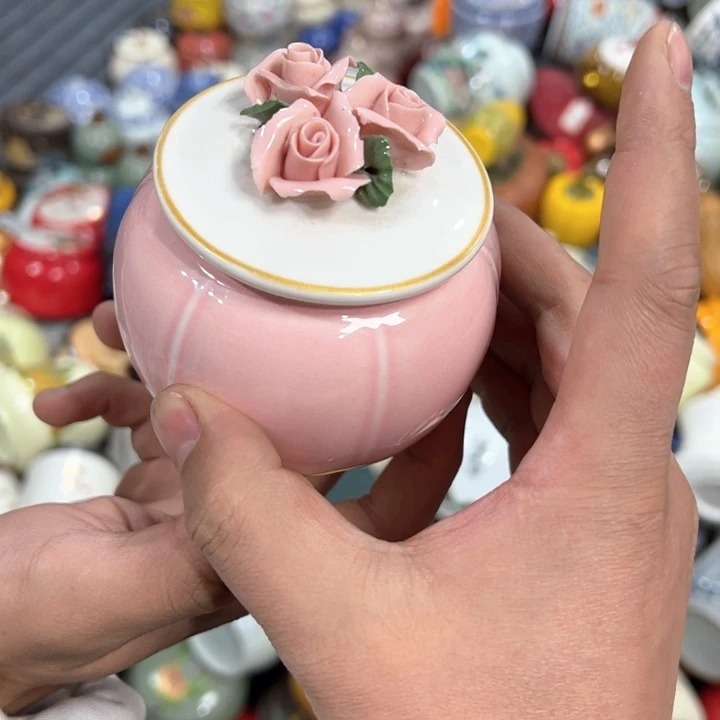 茶叶罐陶瓷家用储物罐轻微瑕疵品介意勿拍