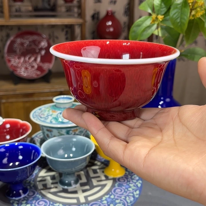 *****景德镇陶瓷浅行窑压手杯占地