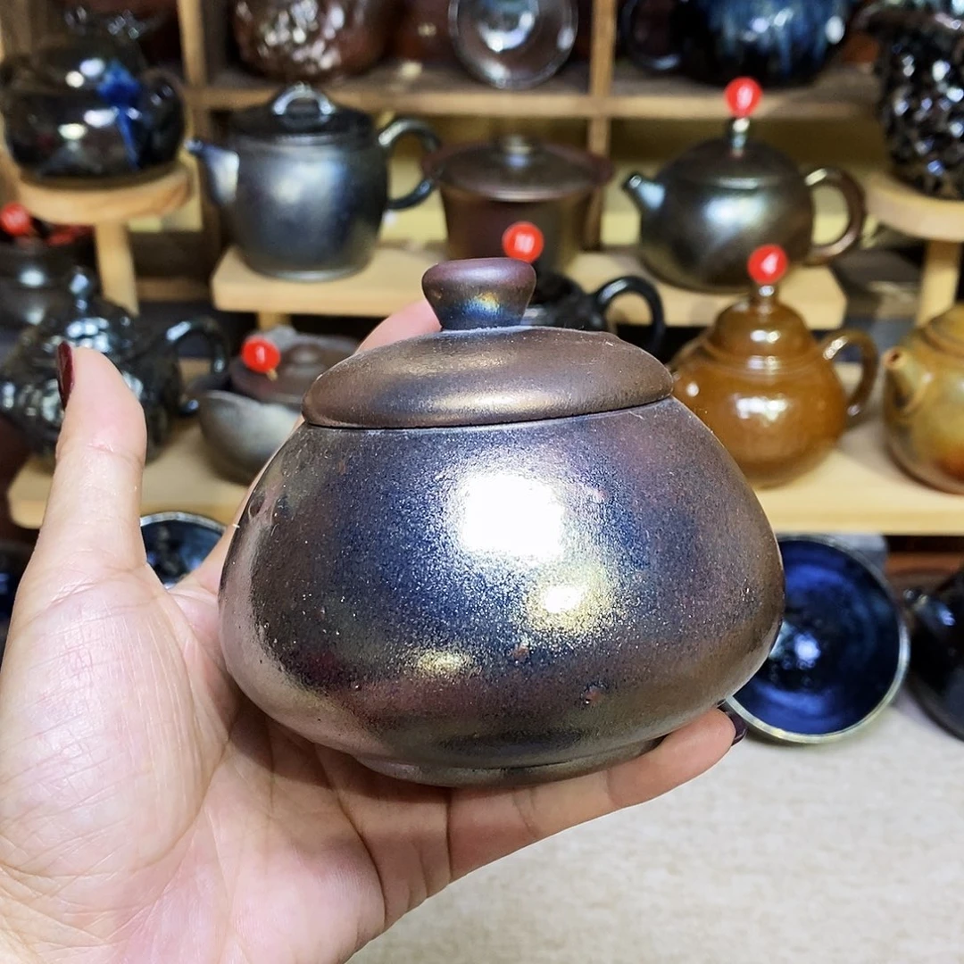 云南建水柴烧微瑕茶叶罐