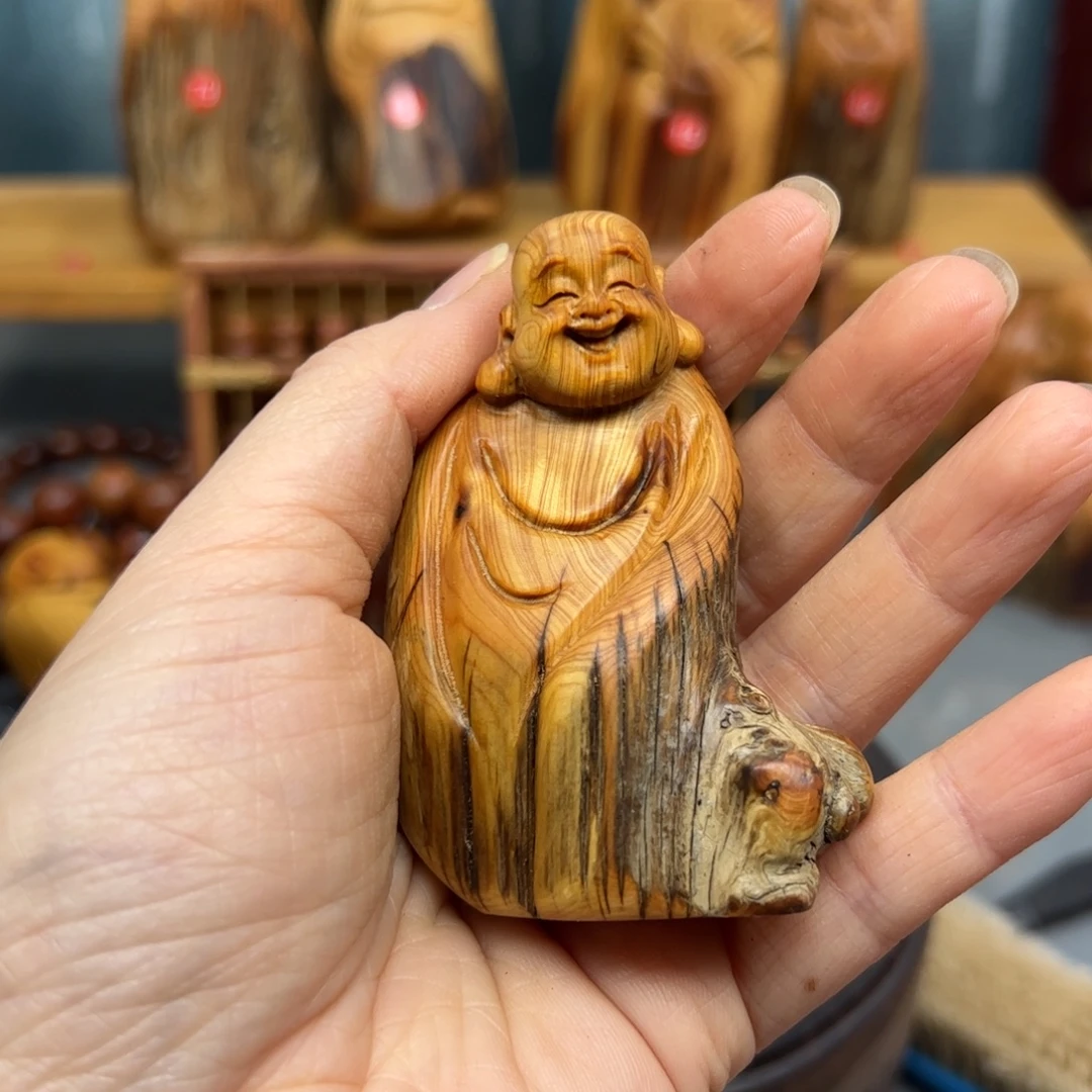 柏木崖柏木摆件手把件，67