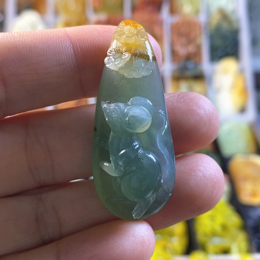 合金蛇纹石玉颈饰