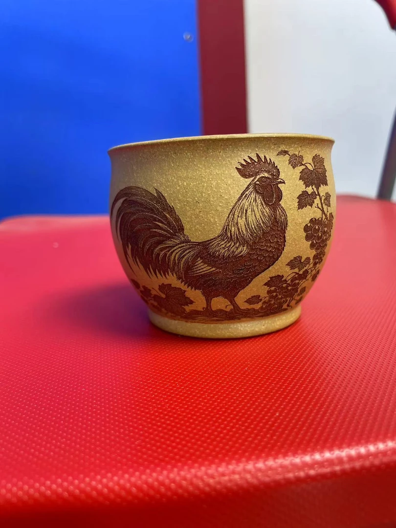 宜兴紫砂大吉大利杯8175