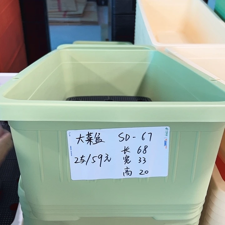 特价长方形长67宽34高18.5果绿2只