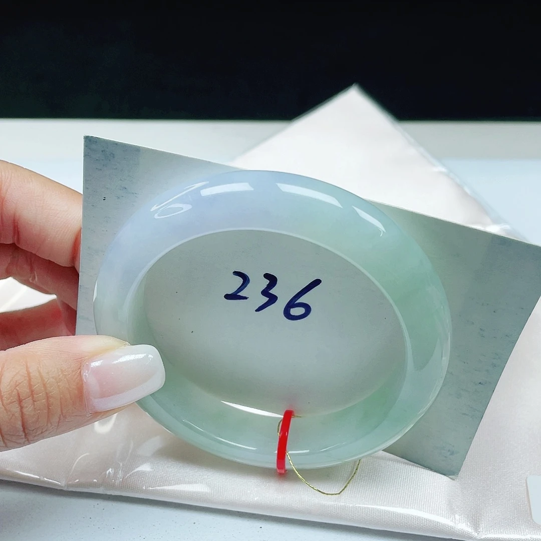 翡翠未镶嵌手镯 正圈54+