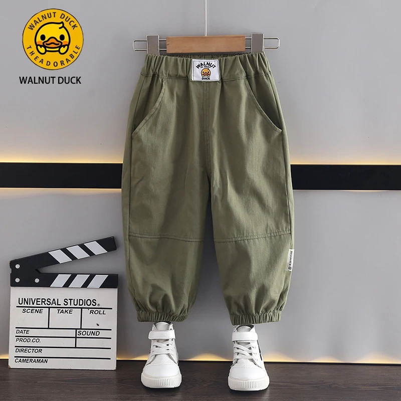 新品巴拉巴拉【正品清仓】小黄鸭童装男童长裤夏季纯棉宝宝2025新