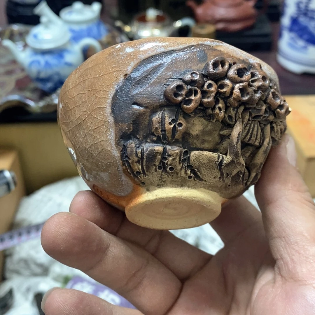 茶盏密胺手绘陶瓷杯子