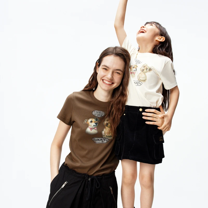 littlemoco童装春夏季男女童5A抑菌短袖T恤#KBD3TEET12