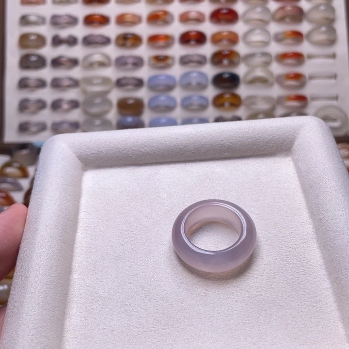 玛瑙/玉髓戒指未镶嵌V***o