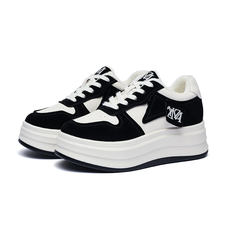 增高7CM 2024年新款春秋小白鞋厚底百搭内增高小个子女鞋 r025-1