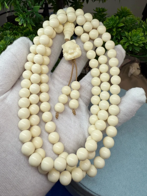 T155人工养殖鹿角雕刻0.8配九尾狐配饰