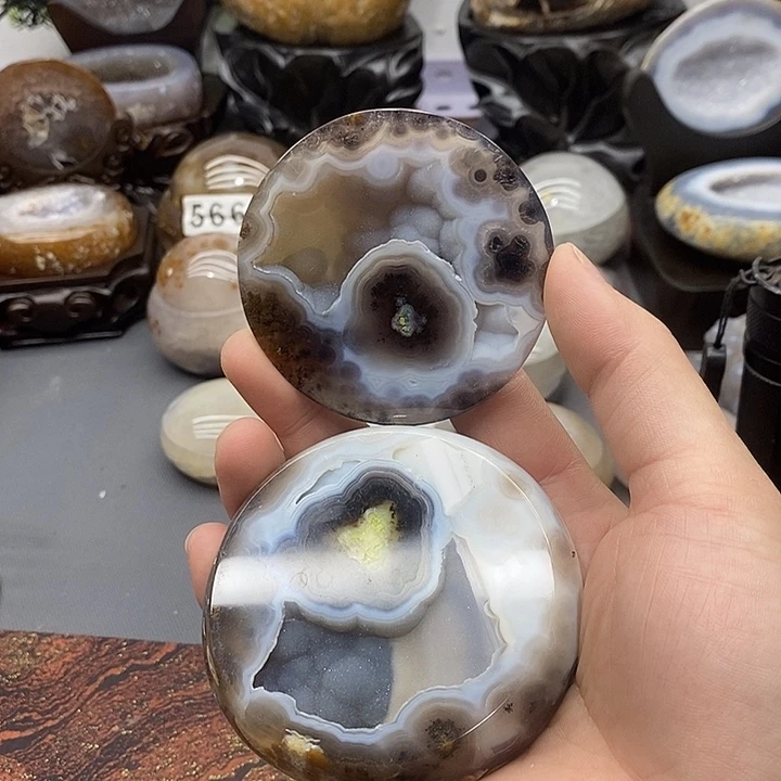 水晶摆件未镶嵌聚宝盆
