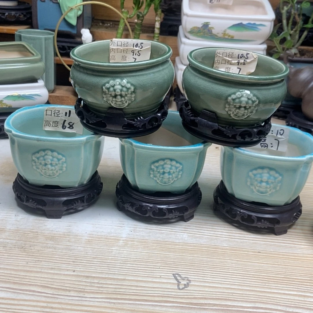 瓷片陶瓷花盆陶瓷艺术
