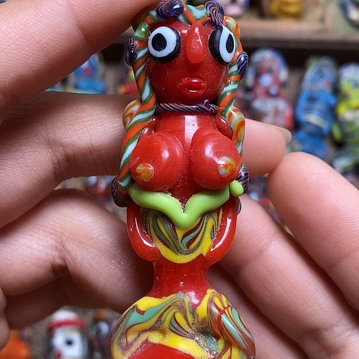 颈饰琉璃美人鱼娃024