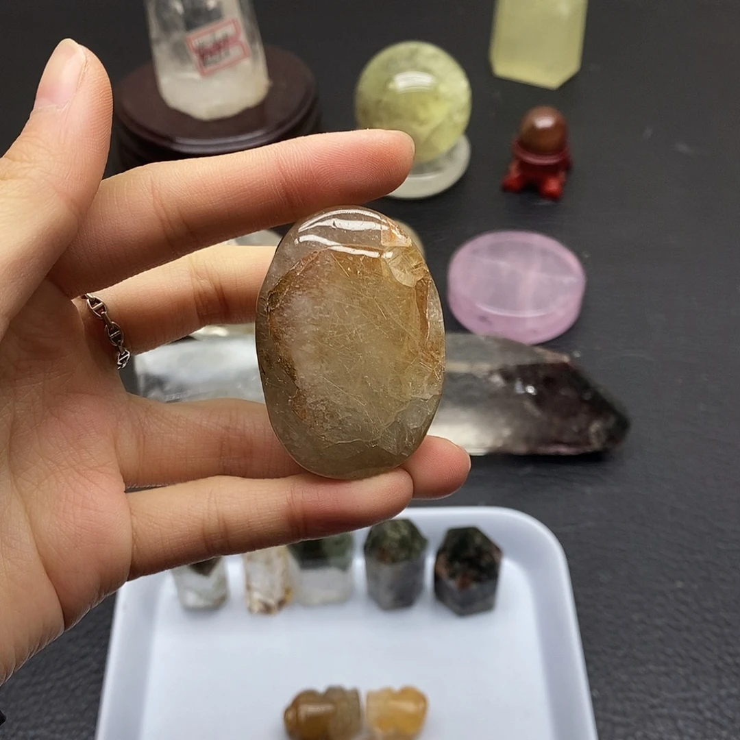 未镶嵌水晶珠宝半成品105水晶石