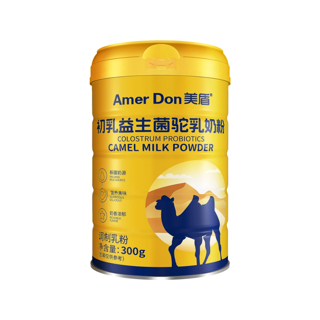 美盾初乳益生菌驼奶粉300g/桶