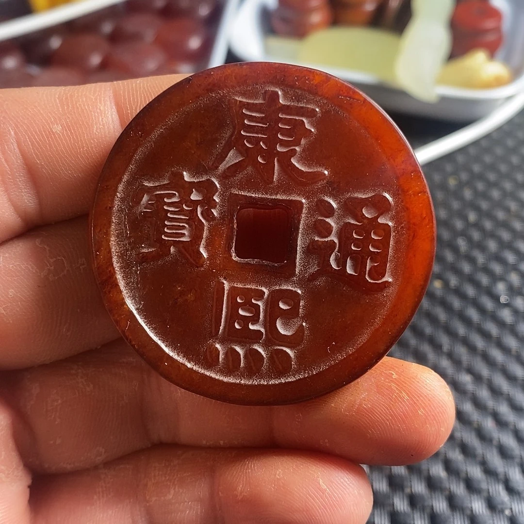 蛇纹石玉合金颈饰