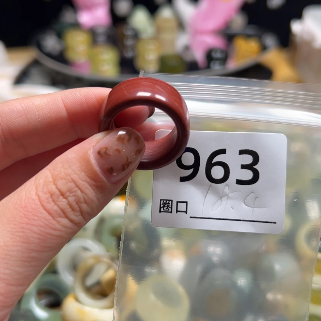 T***e蛇纹石玉未镶嵌戒指