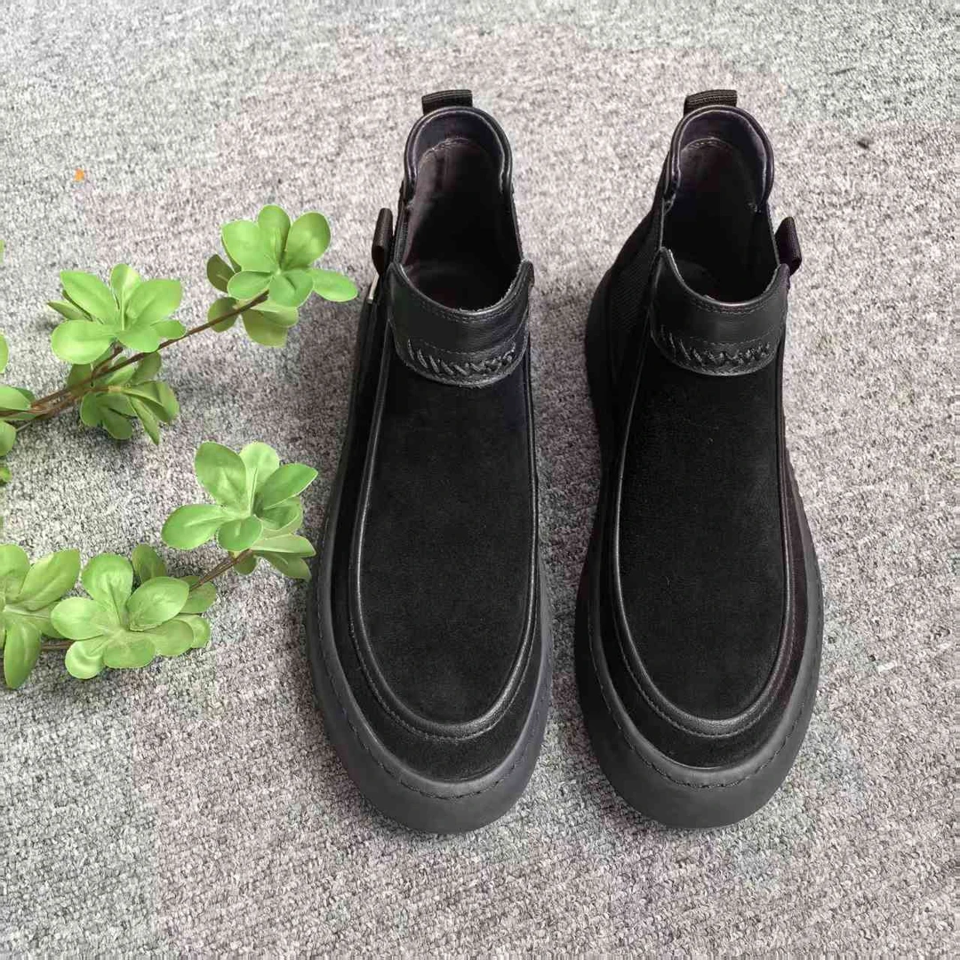 2024时尚百搭潮流真皮男士马丁靴3570