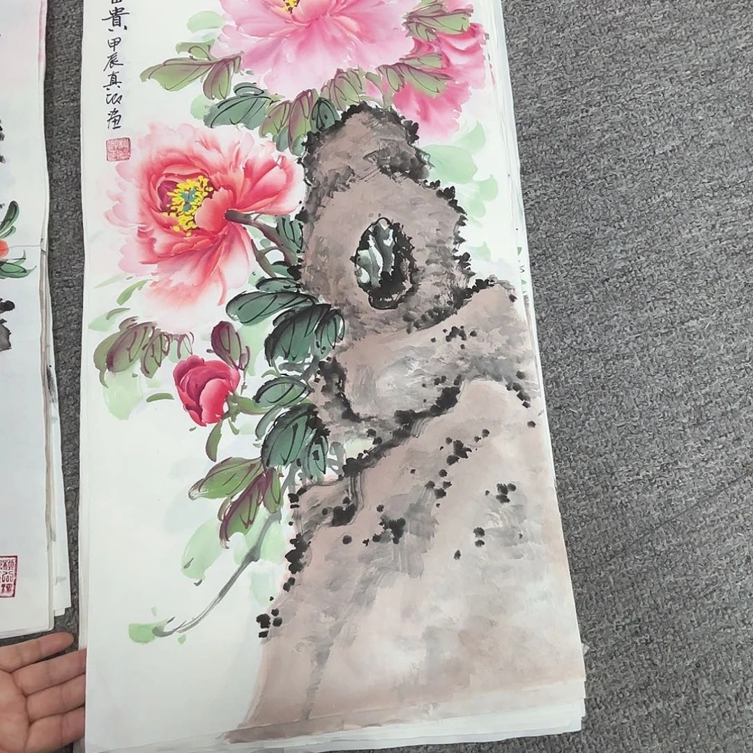 国画国画作品多次入选国内外