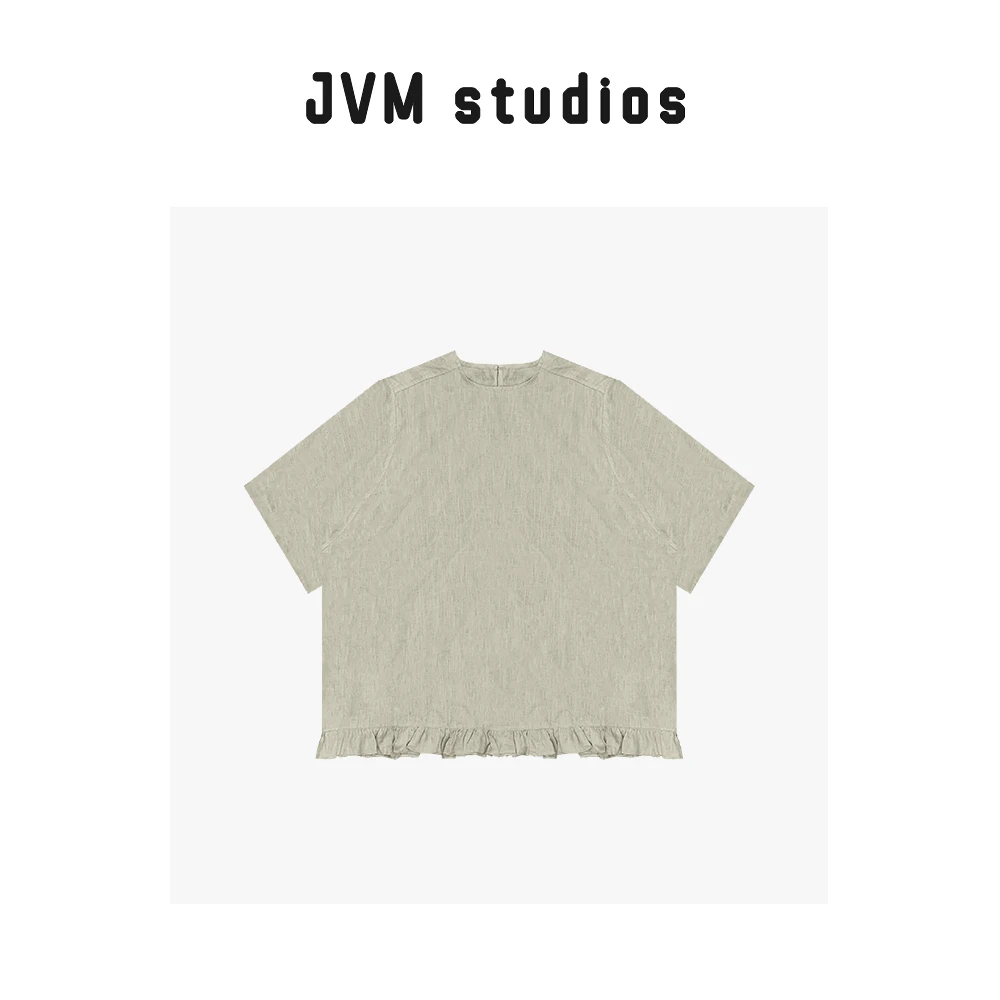 26615新款JVM定制时尚百搭麻连衣裙