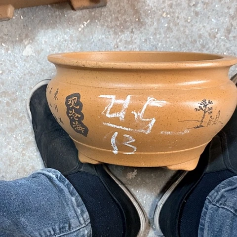 紫砂花盆手工制作