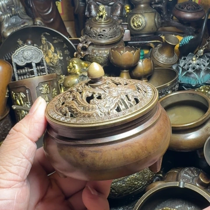 铜器摆件收收藏藏