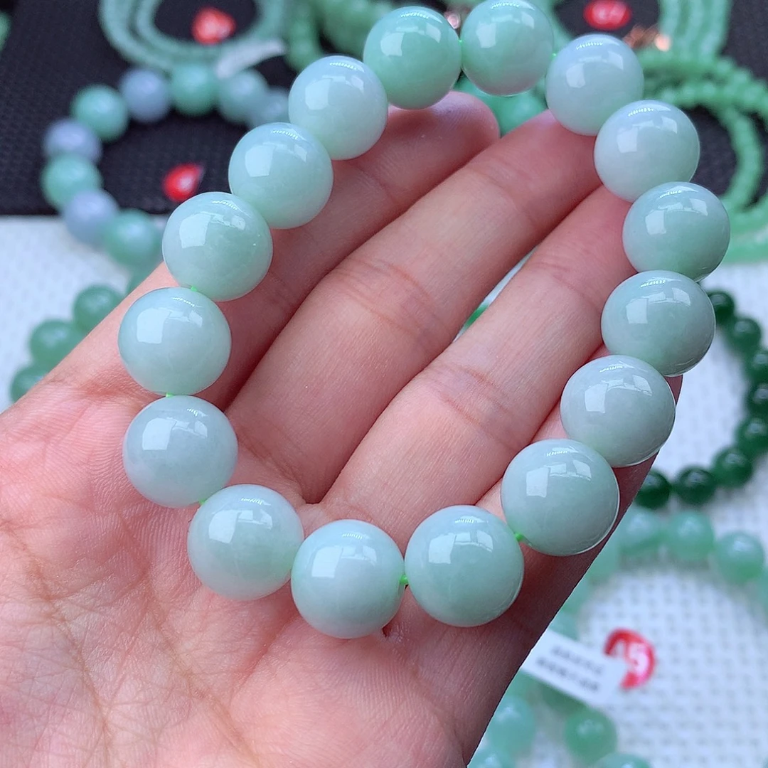 翡翠未镶嵌毛衣链