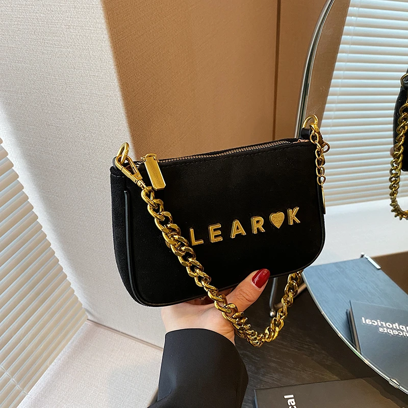 质感包包女2025新款百搭斜挎小方包今年流行链条包腋下包单肩小包