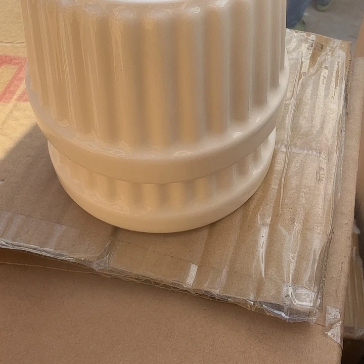 外贸尾单高温陶瓷微瑕白色浮雕烤碗两个