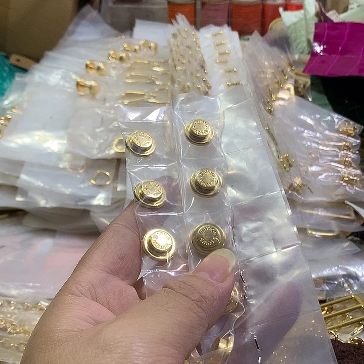 无纺布驴家平底铜脚钉10个