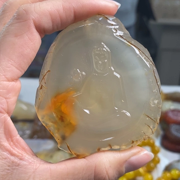 玛瑙/玉髓吊坠(不含链)未镶嵌