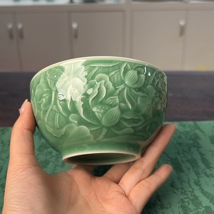 云间青瓷龙泉小米茶器