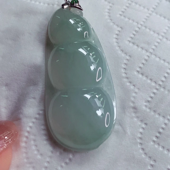 定制翡翠18K金镶嵌翡翠