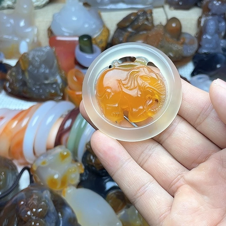 玛瑙/玉髓饰品未镶嵌