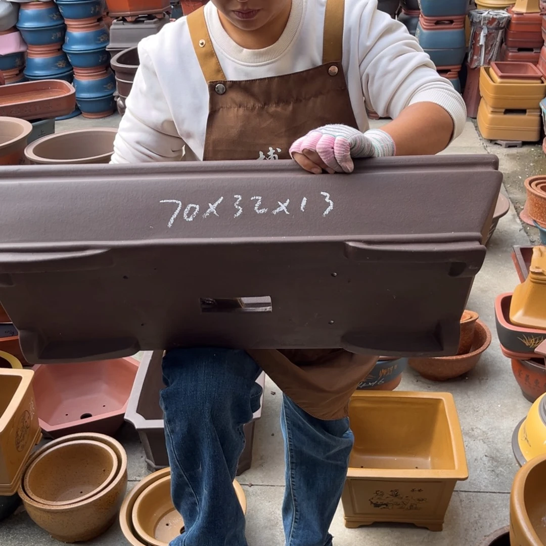 紫砂花盆盆景艺术