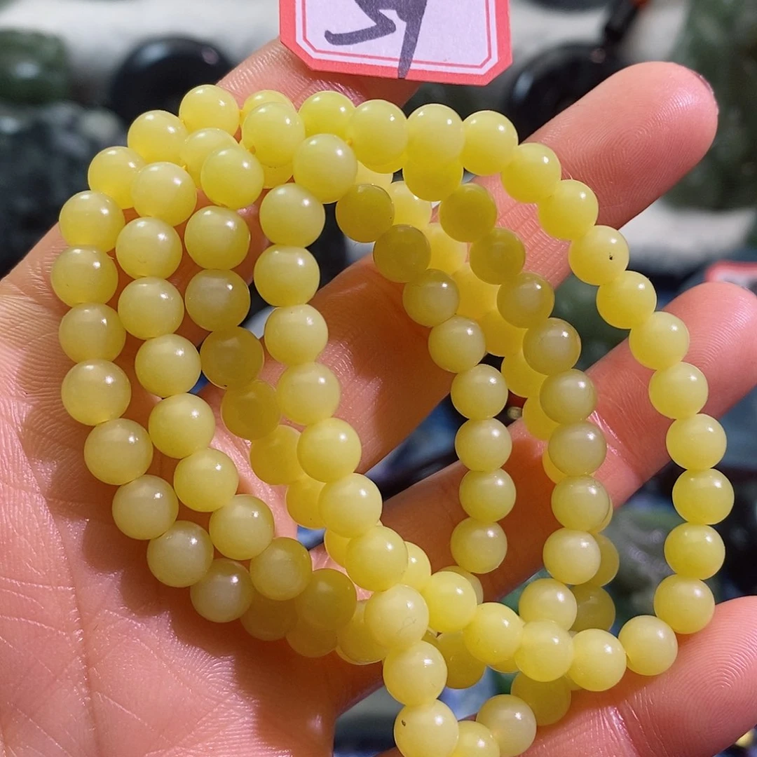 和田玉（糖玉）颈饰未镶嵌