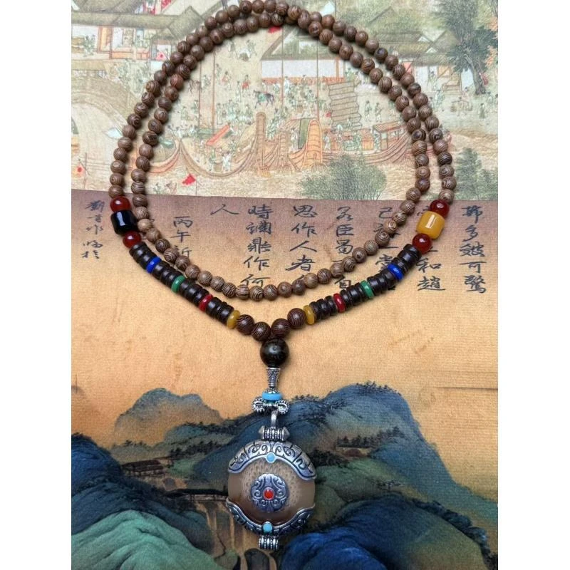 s1347-鸡翅木脖挂链