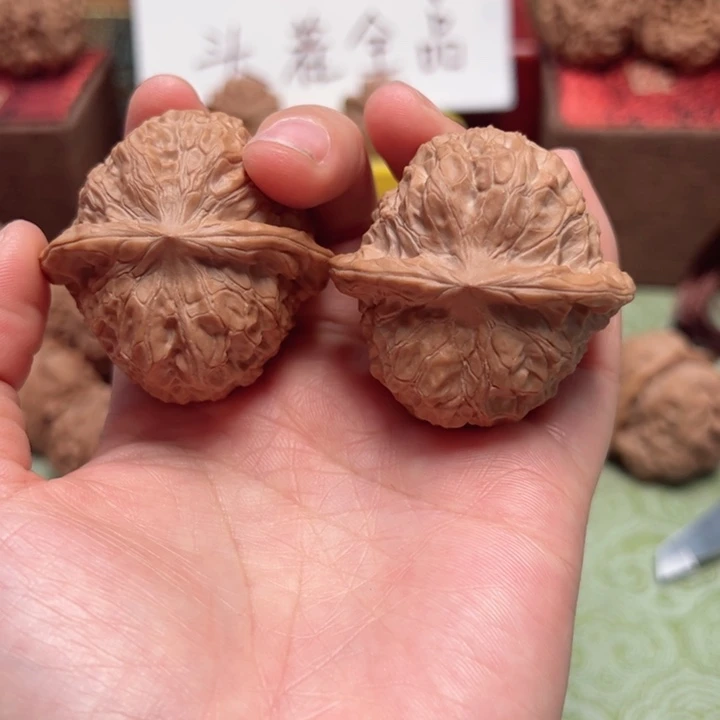吊坠文玩核桃南瓜墩文玩核桃手把件
