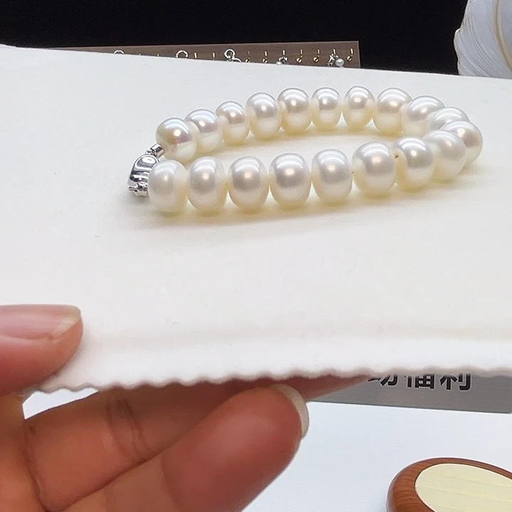 钛钢手绳淡水珍珠