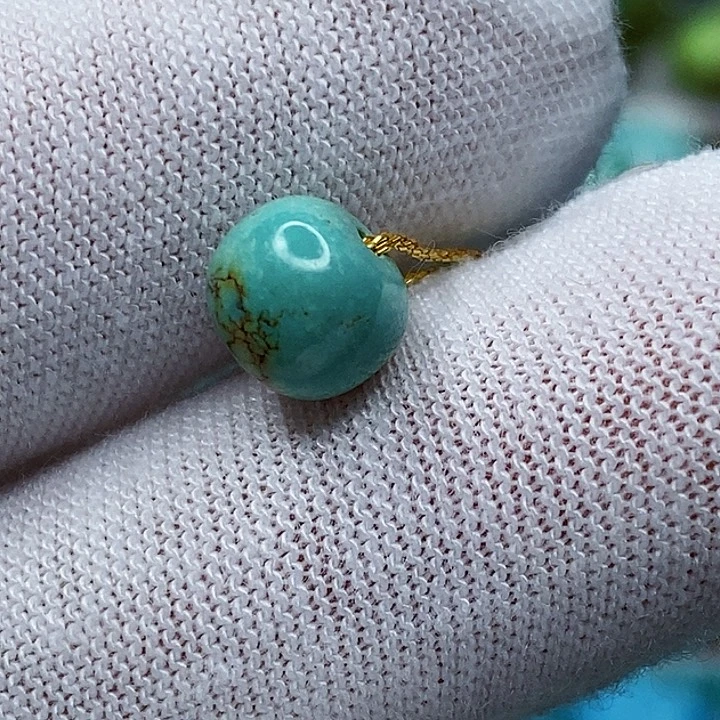 绿松石未镶嵌天然原矿 地大质检