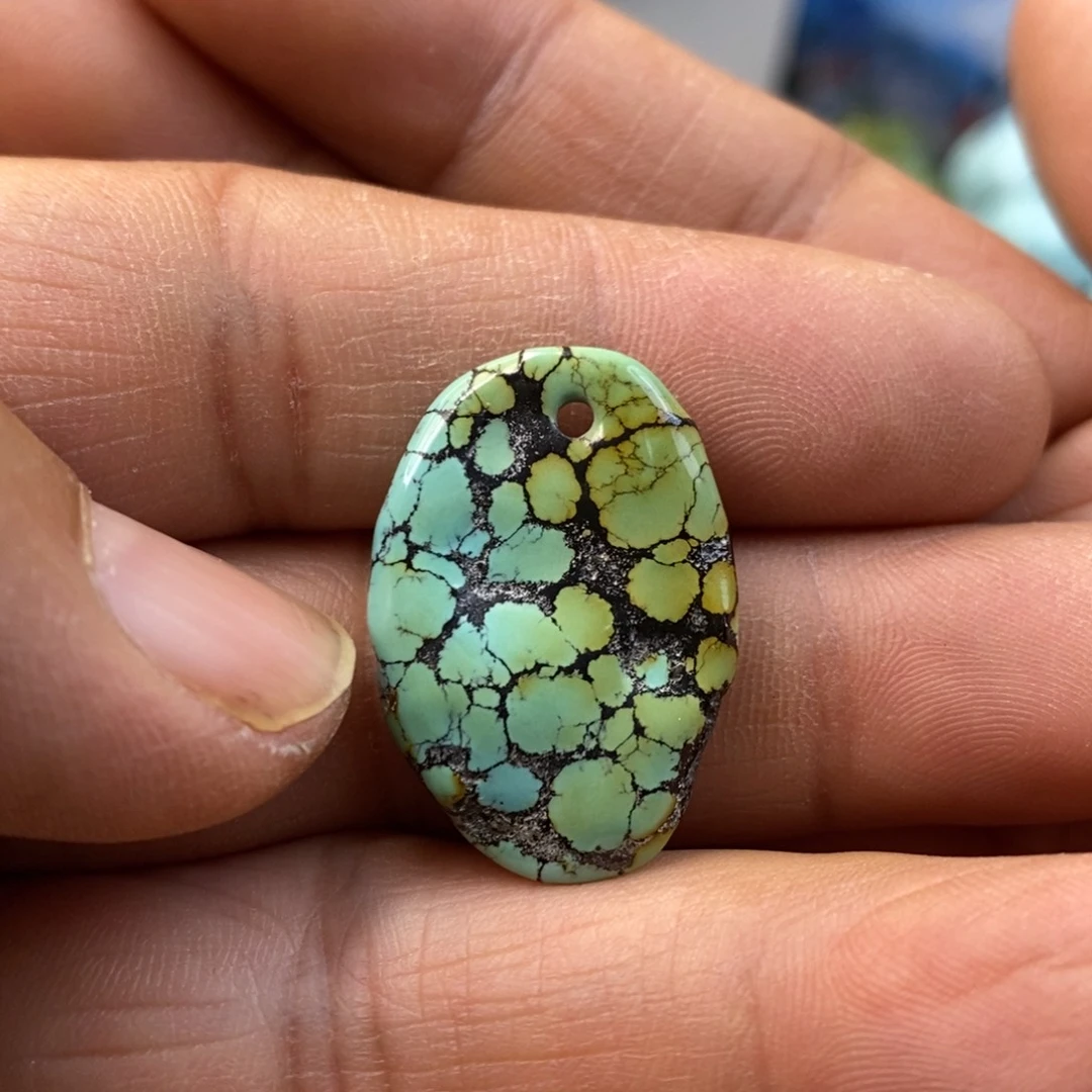 绿松石未镶嵌珠宝半成品