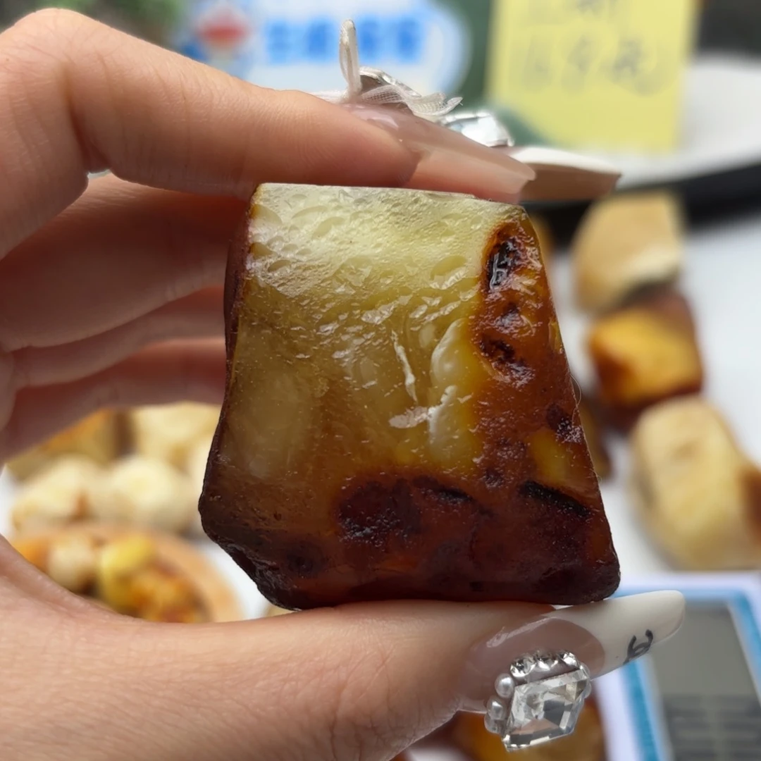 定制琥珀未镶嵌飞****罗