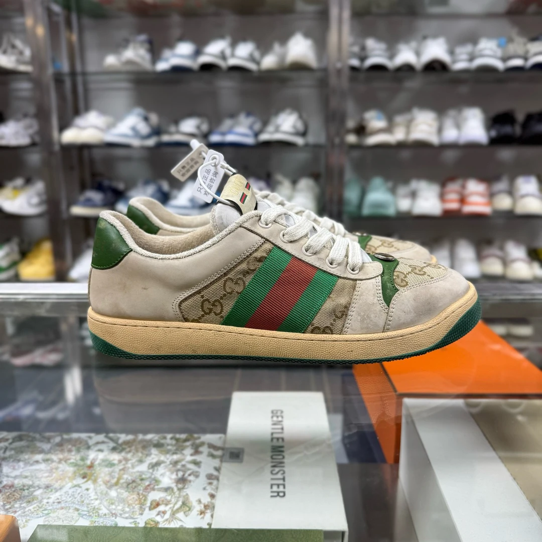 99新 GUCCI/古驰 GUCCI 脏脏鞋 原盒 尺码/UK8.5 成色/98 YH15771