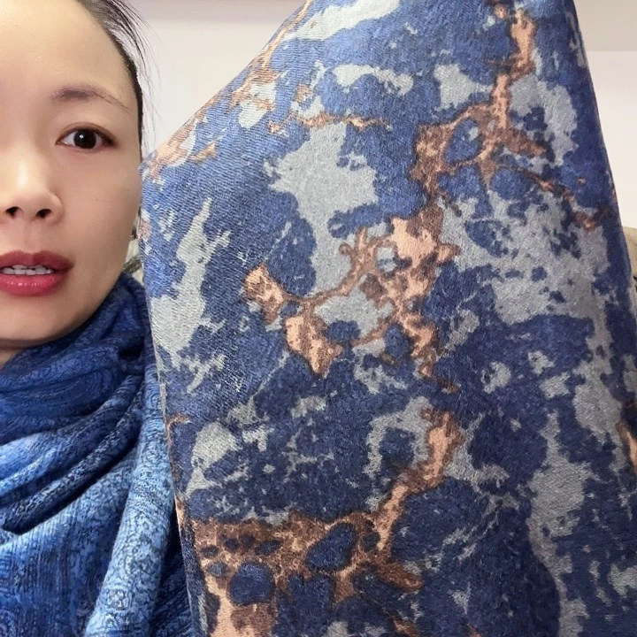 羊驼绒羊绒围巾披肩两用女式