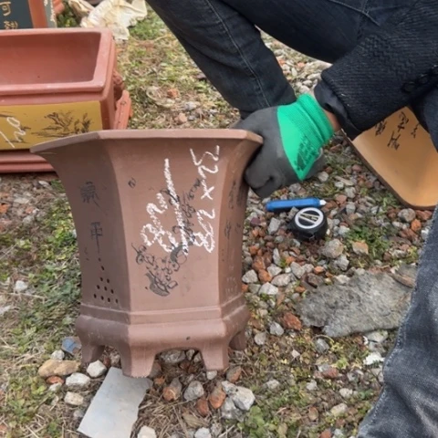 红陶紫砂花盆盆景盆栽