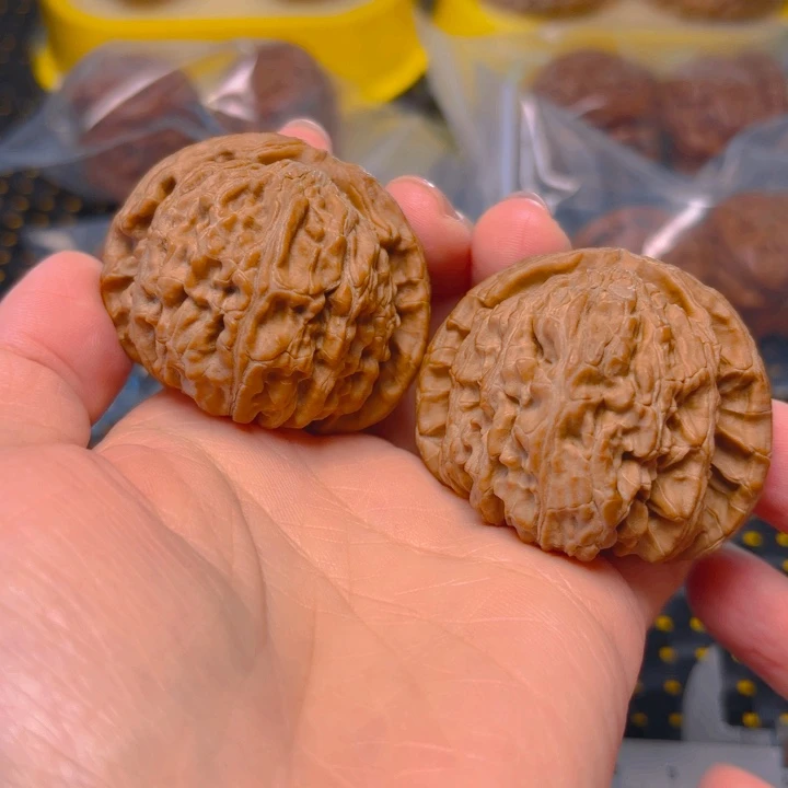 吊坠文玩核桃白狮子46