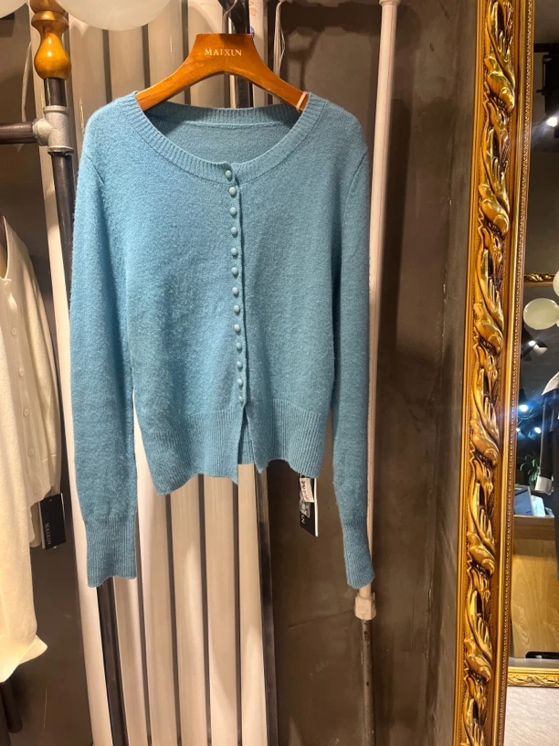 麦寻新款MYKLQ010开衫毛衣