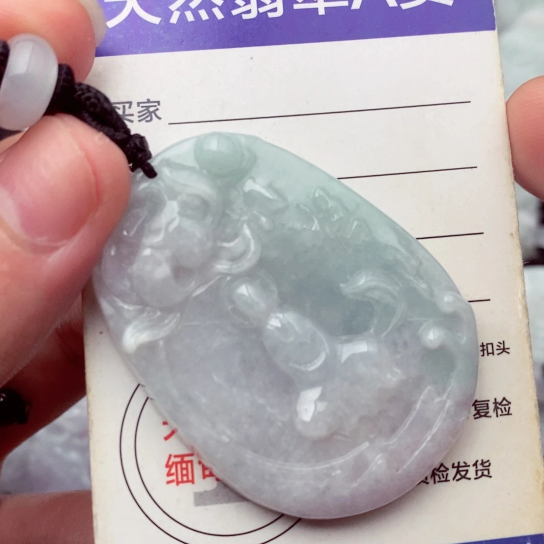 未镶嵌挂件翡翠翡翠
